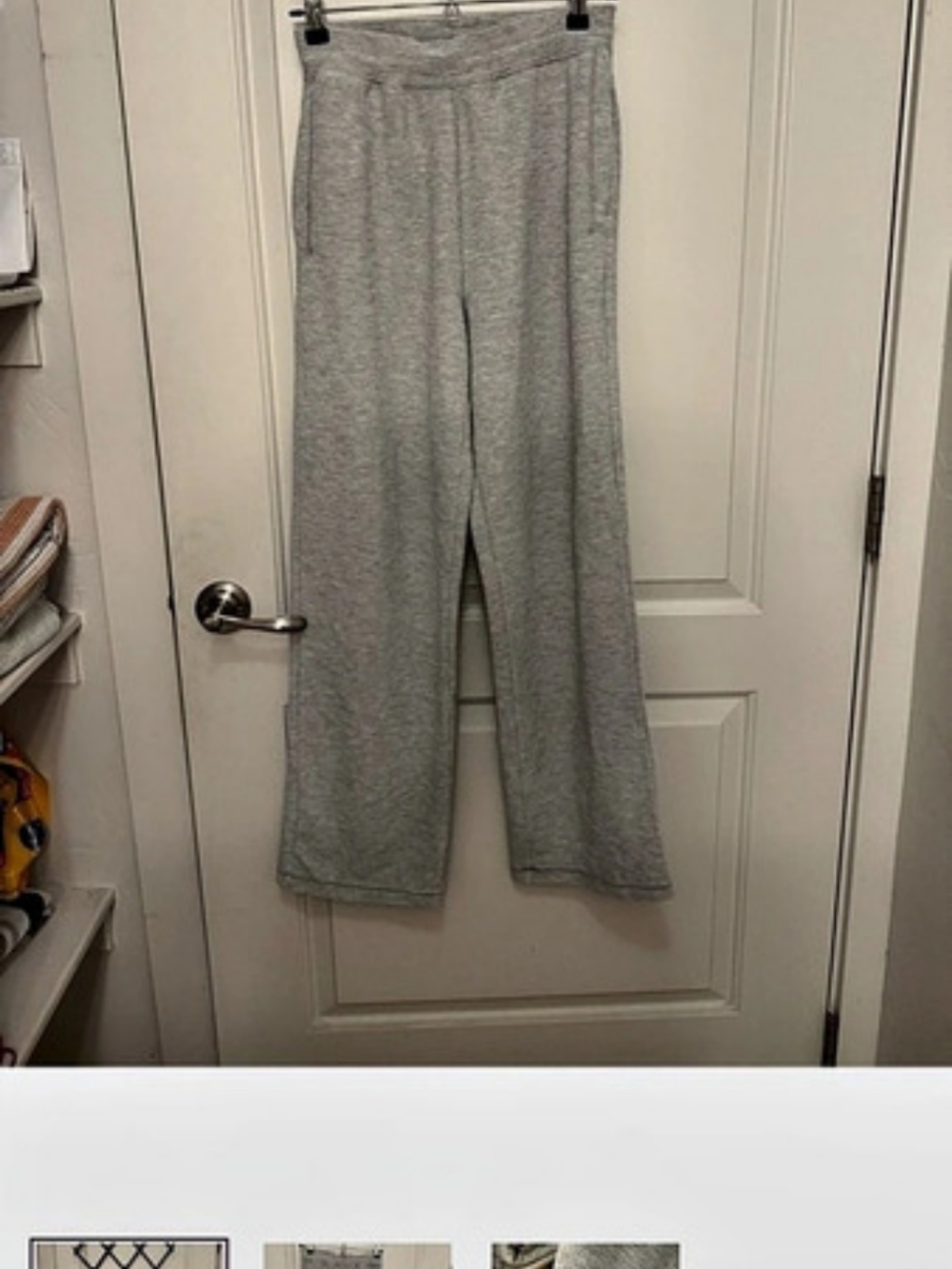 Alo Yoga Waffle Weekend Escape Jogger Gray Like New Small